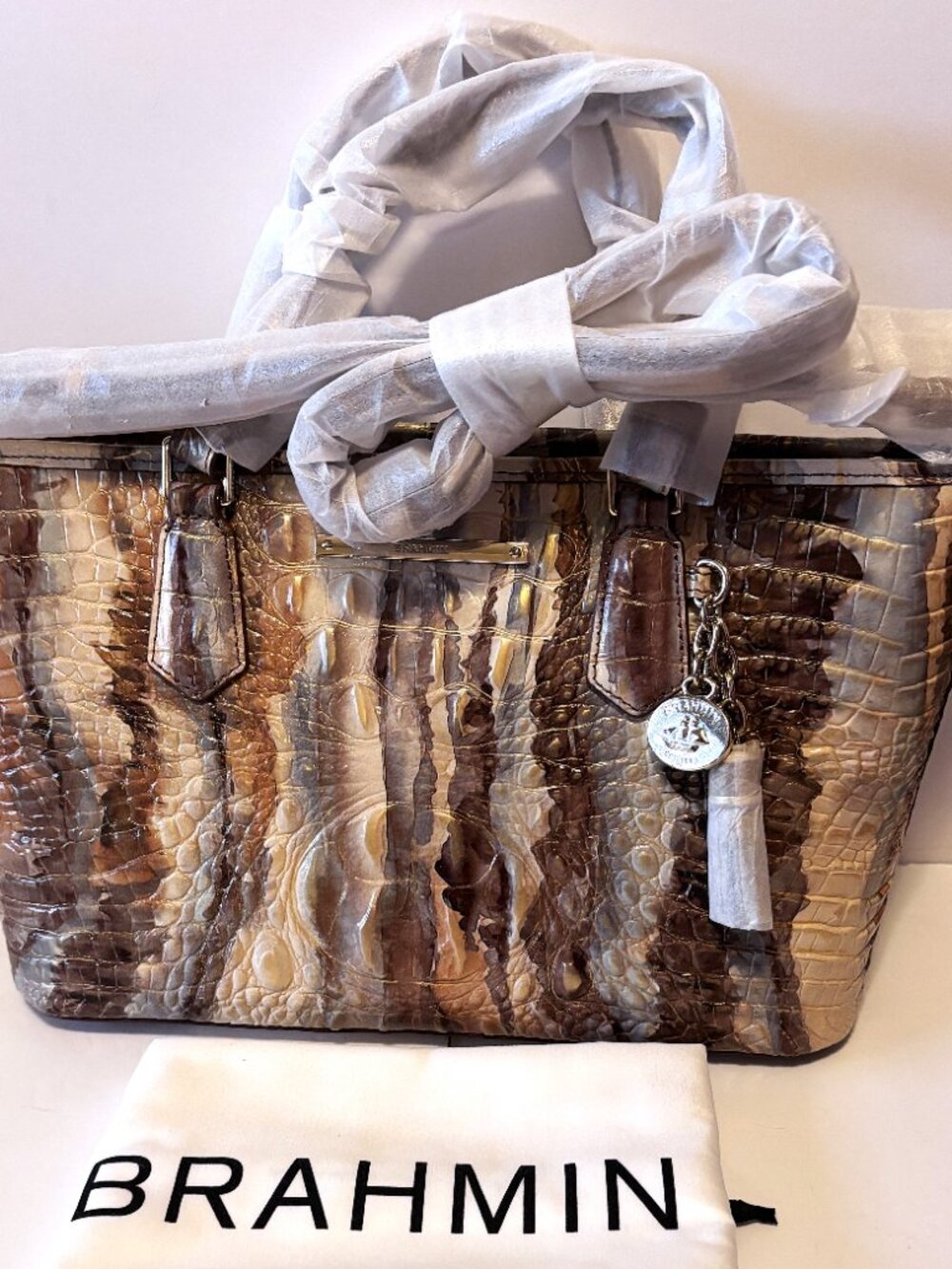 Brahmin Mini Asher - Caribou Melbourne - Picture 2 of 8